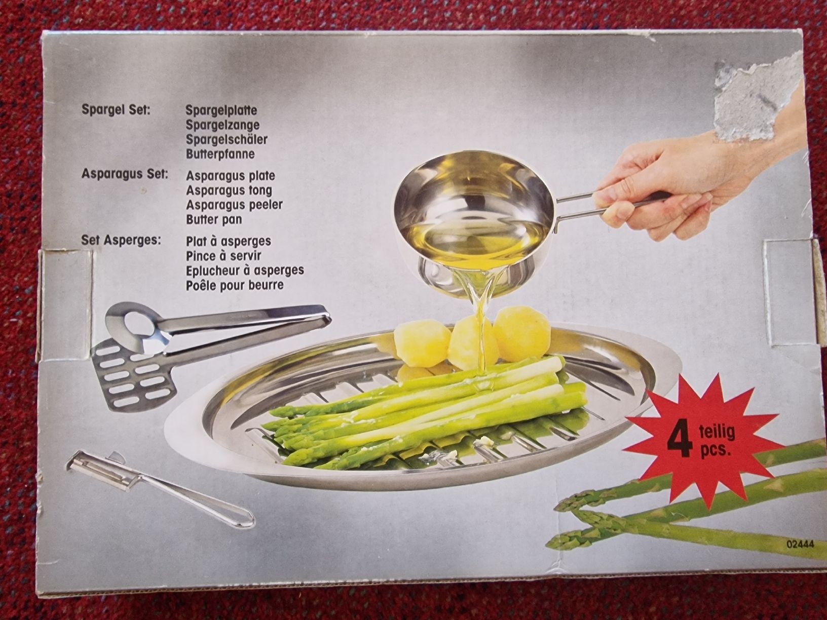 Set di posate: Spargelset UNGEBRAUCHT/NEUWERTIG – Nuovo e nell'imballaggio originale da Pfaffnau venduto da furush6