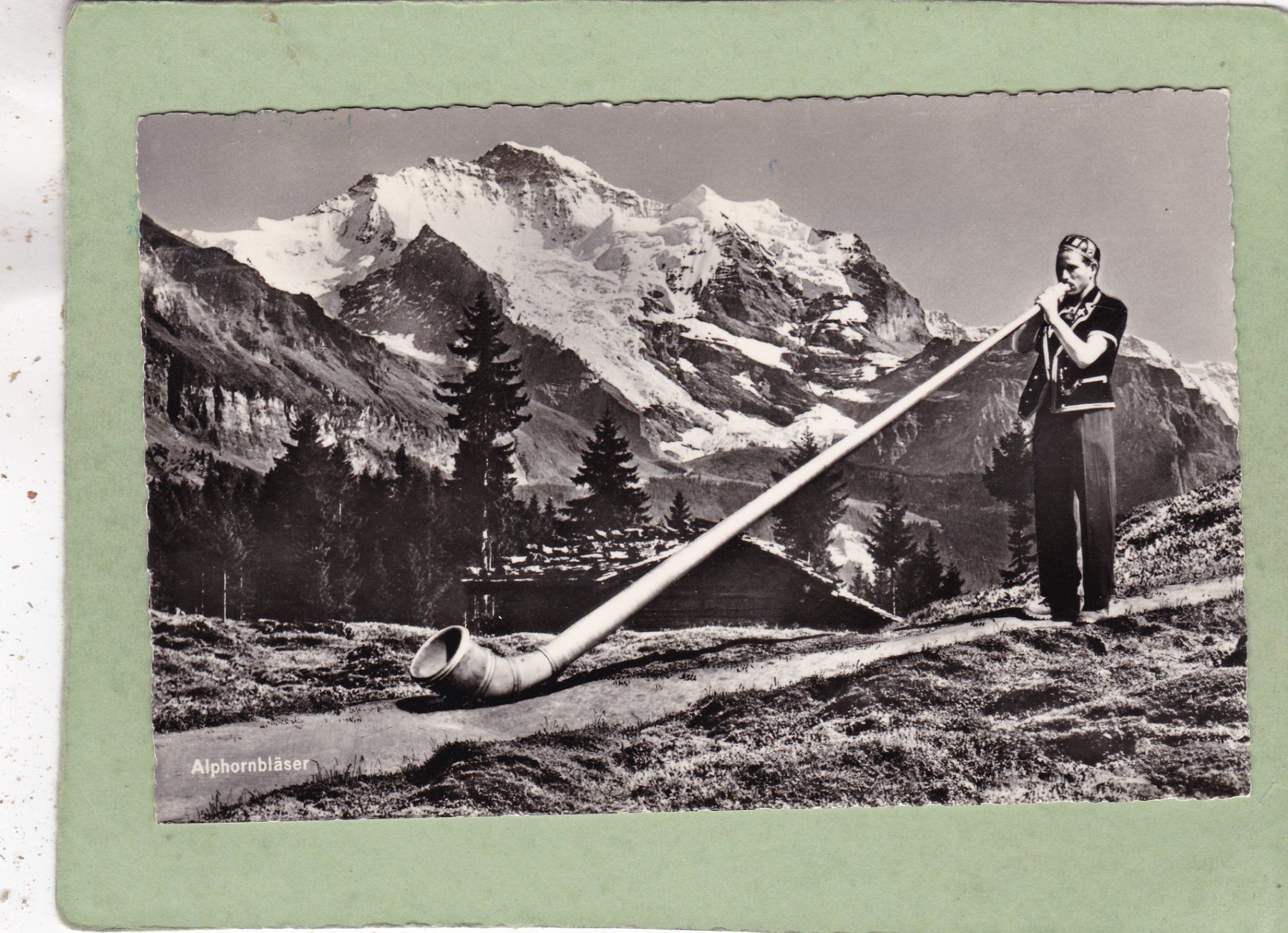 Cartes postales: Alphornbläser 1958 – D'occasion à Herisau par Lisegrat2008