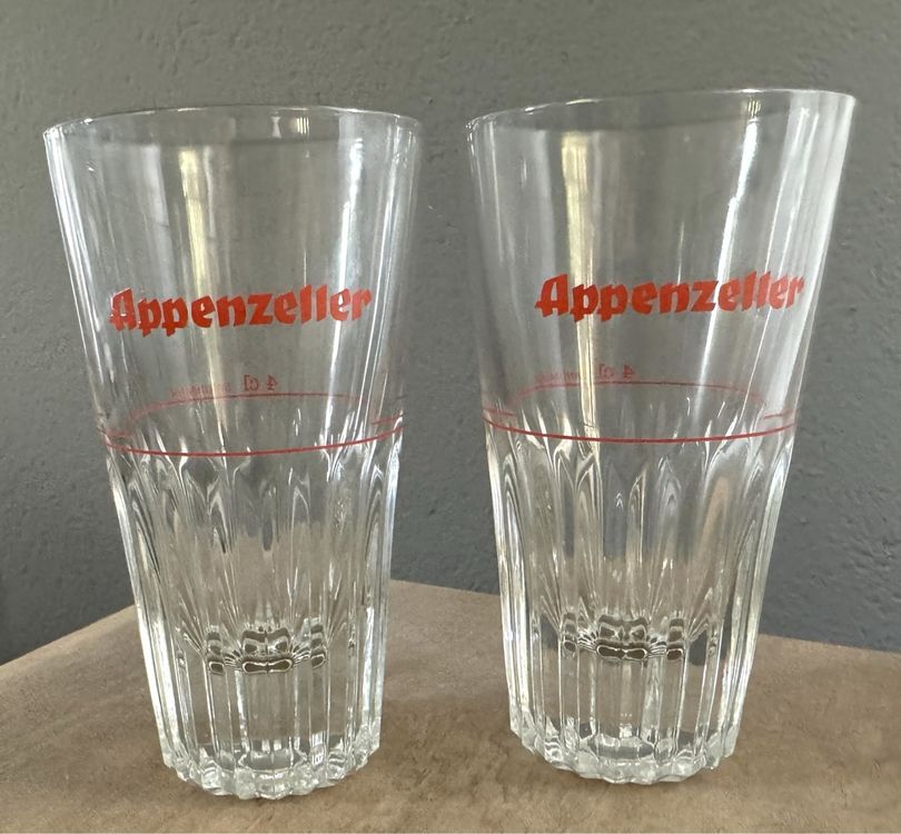 2 alte Appenzeller Trinkgläser Trinkglas Glas | Kaufen auf Ricardo