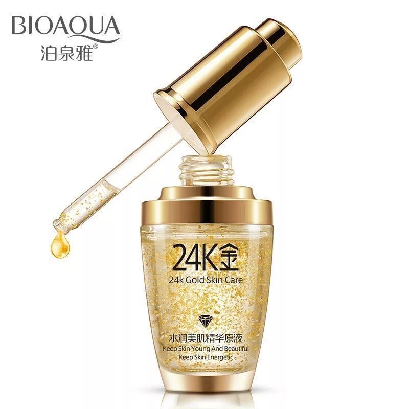 Cura del viso: BIOAQUA 24K Gold Gesicht Serum – Nuovo e nell'imballaggio originale da Winterthur venduto da Neilpryde01 1