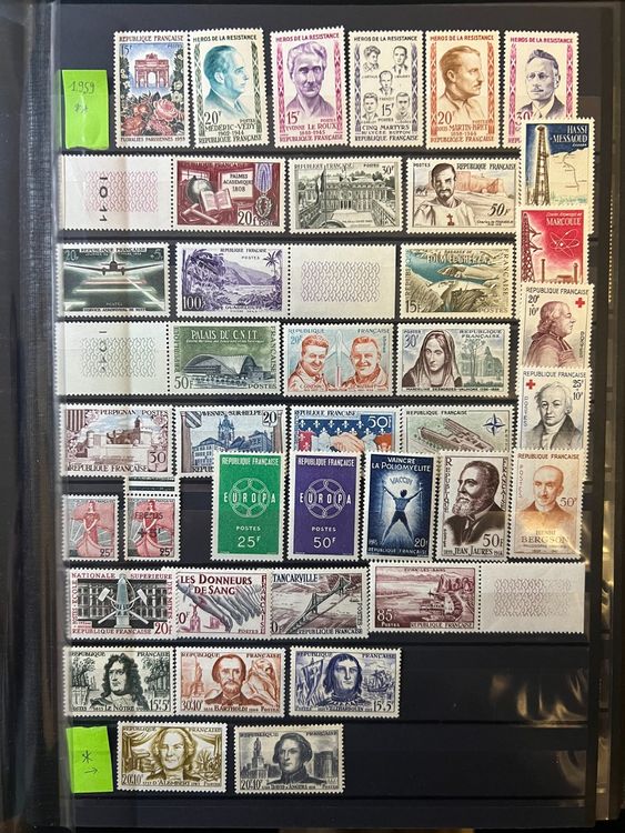 Prophila Collection Suisse 681 Neuf avec Gomme Originale ** MNH 1959 ptt-Conférence (Timbres pour Les collectionneurs