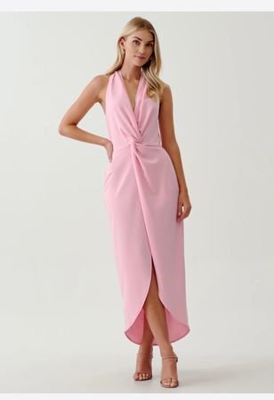 Rosa Kleid, Neckholder, Grösse 42/44 ungetragen