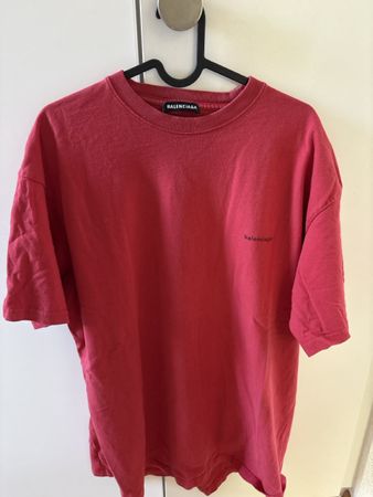 Balenciaga T-Shirt Red Size S Used