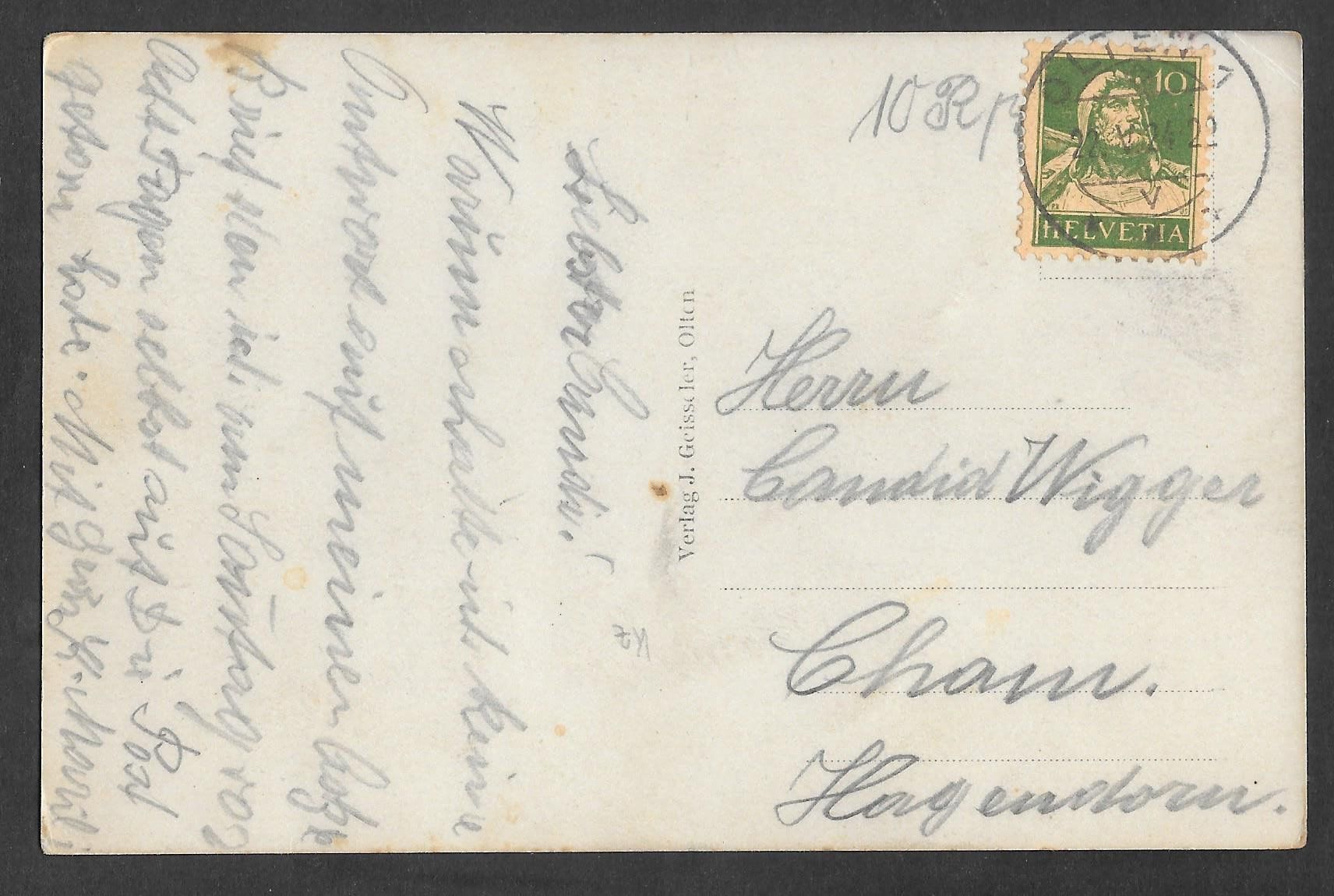 Cartoline postali: Olten Teilansicht mit Steinacher – Usato da Olten venduto da clotaldi 1