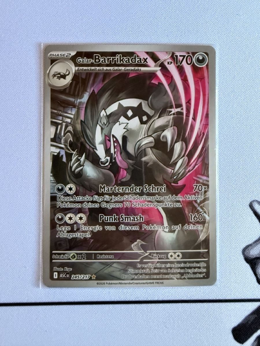 Pokémon Carte collezionabili: Pokémon Galar-Barrikadax 245/217 – Nuovo (secondo la descrizione) da Elsau venduto da mintgreen1
