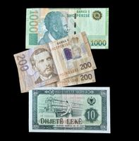 Albanien Lot Banknoten 