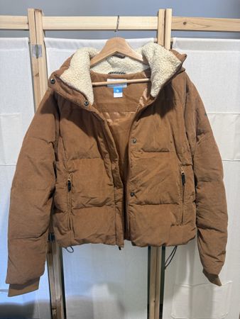 Columbia Daunenjacke Cord braun Grösse L guter Zustand