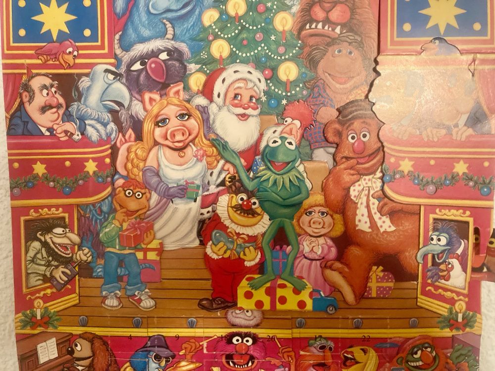 Adventskalender Muppet Show, 1970er Jahre, 42,5cm/34cm (Gebraucht) in ...