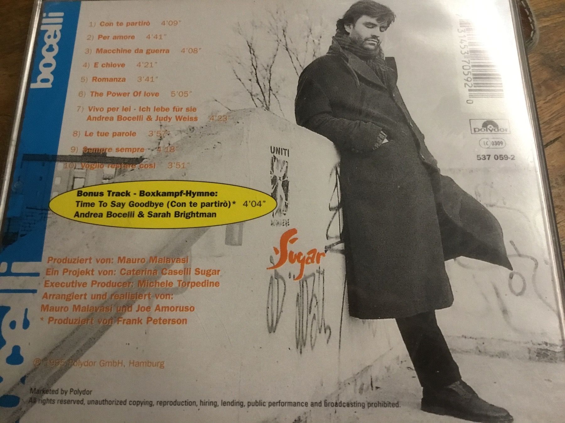 CD: Bocelli – Usato da Thierachern venduto da sweden08 1