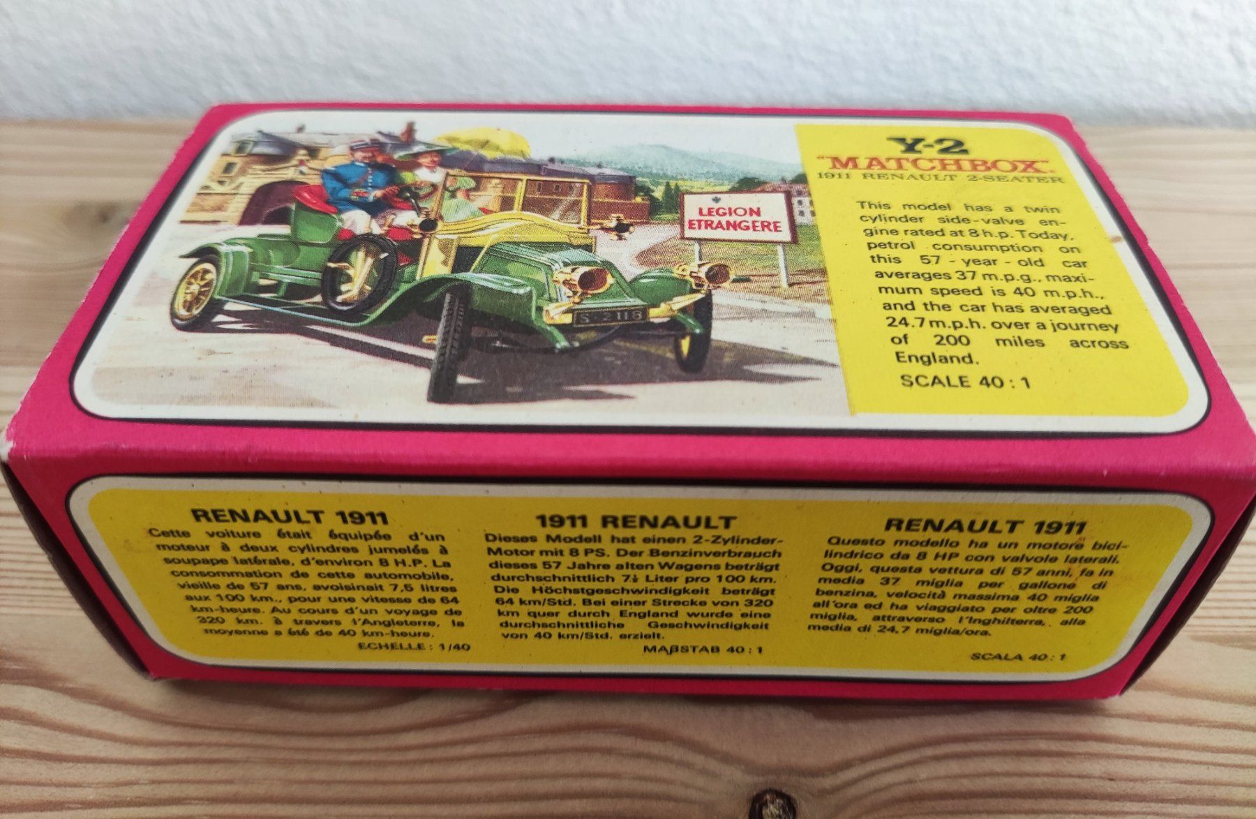 Matchbox Modellini d'auto: Y-2 MATCHBOX 1911 RENAULT – Usato da Chur venduto da Nisami 4
