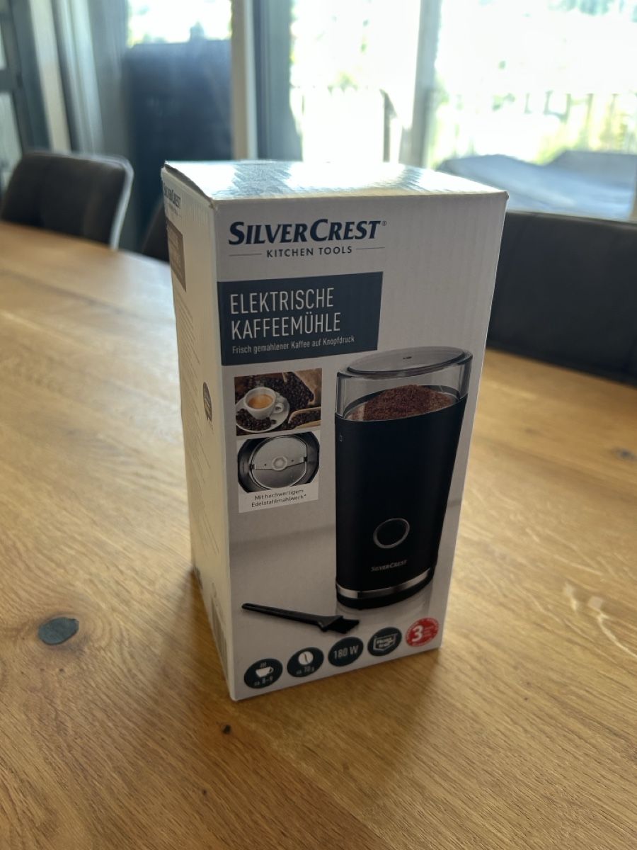 SilverCrest Elettrodomestici da cucina: Kaffeemühle Silvercrest elektrisch schwarz – Nuovo e nell'imballaggio originale da Rudolfstetten venduto da BurtonBurton