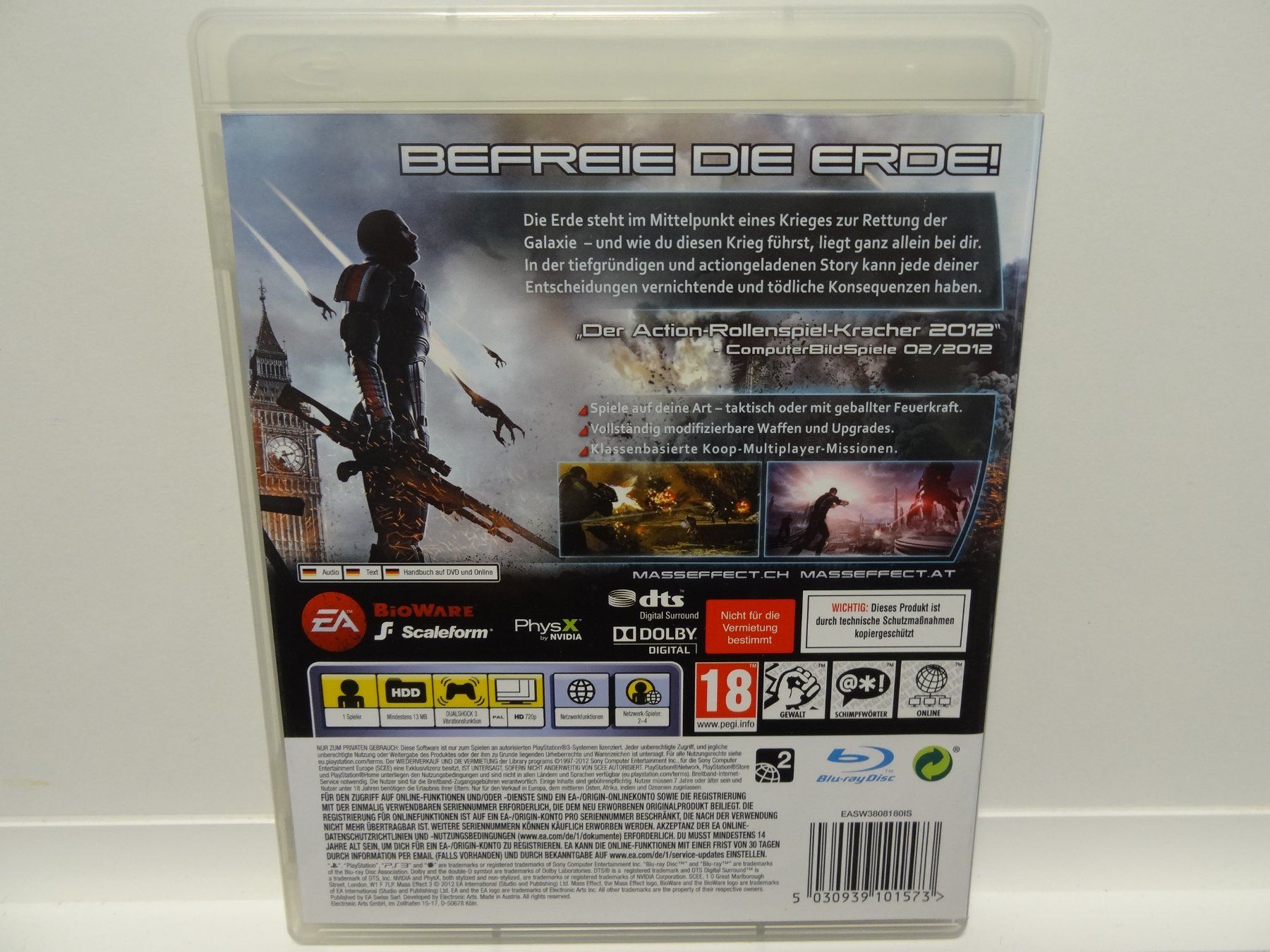 Sony Giochi: Mass Effect 3 PS3 – Usato da luzern venduto da musicandart 1