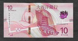 Macau  10  Patacas  2020  Bankfrisch