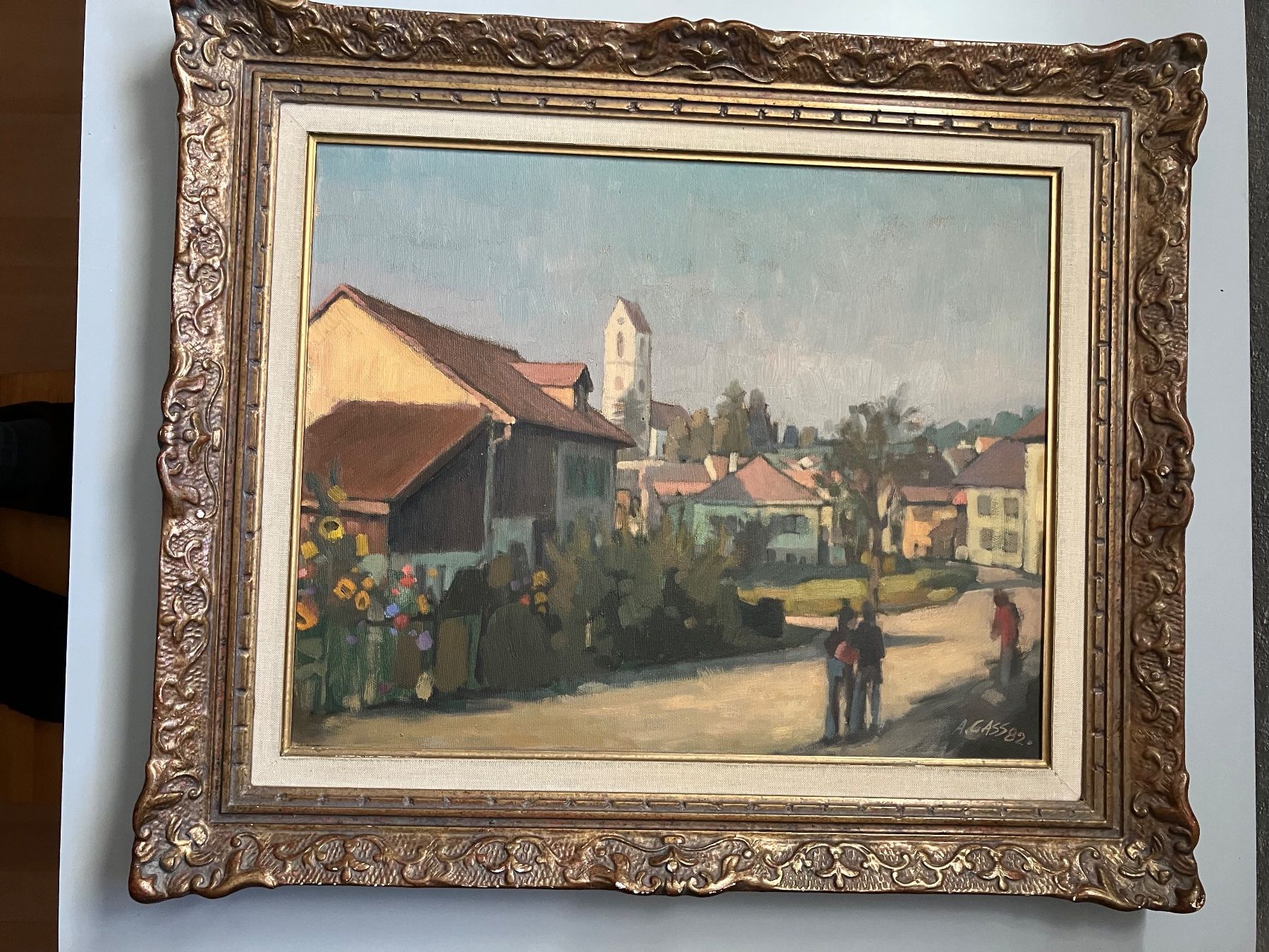 Dipinti: Gemälde Alfred Gass – Usato da Itingen venduto da bib_59tp 1