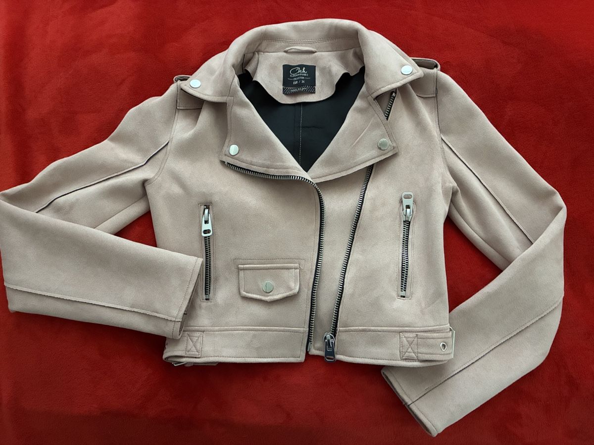 C&A Giacche: C&A Bikerjacke aus Kunstwildleder – Nuovo e nell'imballaggio originale da Winterthur venduto da Kiaora0