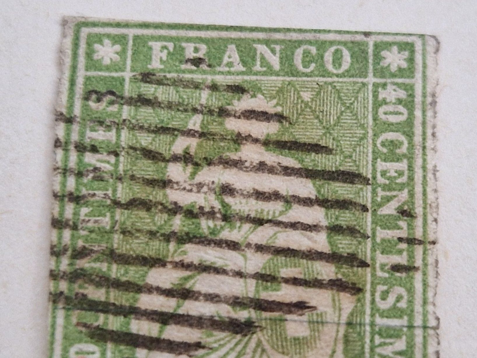 Tutti i francobolli: Strubel 26A, ab 1.- – Usato da Burgdorf venduto da Glossy01 1