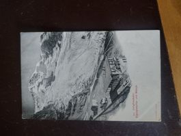 Antike Postkarte Jungfraubahn, Eigergletscher