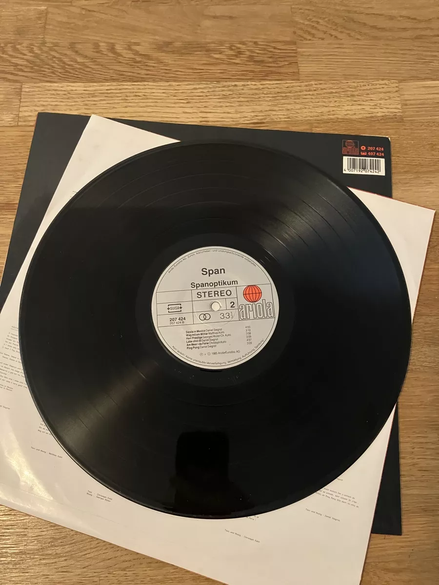 Schallplatten: Vinyl Platte Span Spanoptikum – Gebraucht aus Münchenbuchsee von Simk91 3