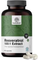 Resveratrol 1000mg – 98% Extrakt + Piperin, 60 Kapseln