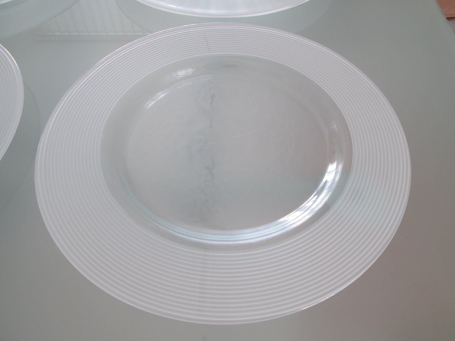 Piatti: 8Stk. Glasteller gross D-33cm. – Usato da Movelier venduto da ddomenika 3