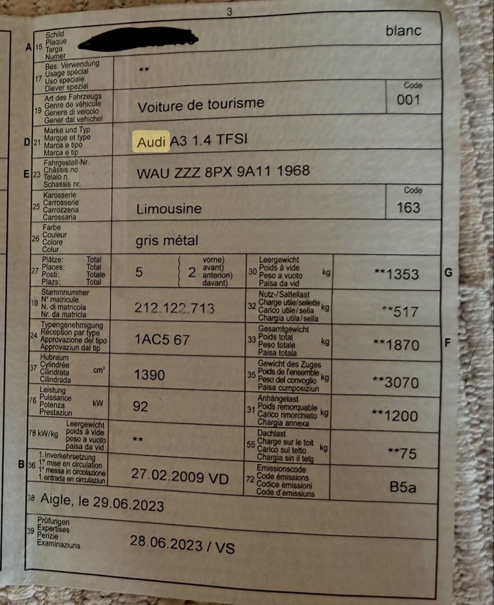 Pneus & Kompletträder: Roues complètes Audi a3 2009 – Gebraucht aus Donneloye von Edelweiss_jeep 4