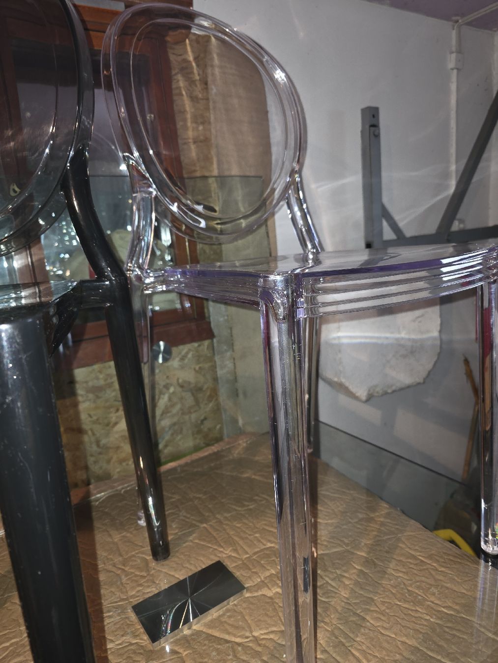 Stühle: 2 Chaise design transparente, style Louis Ghost - Superbe! – Gebraucht aus Prilly von Tigrou2017 6