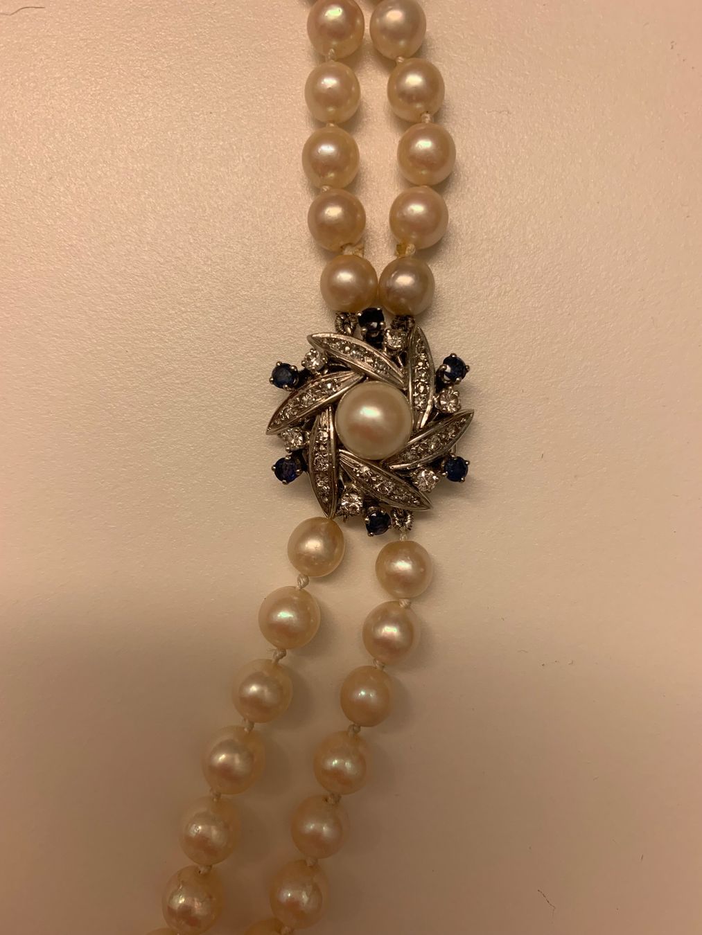 Catenine: Collier de perles deux rangs – Usato da Zürich venduto da HeleneB 3