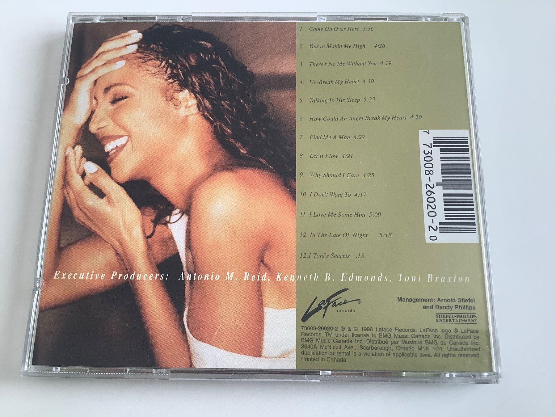 CD: Tony Braxton / Secrets / 1996 – Usato da Dübendorf venduto da Shreck 1