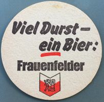 Bierdeckel - Frauenfelder - CH
