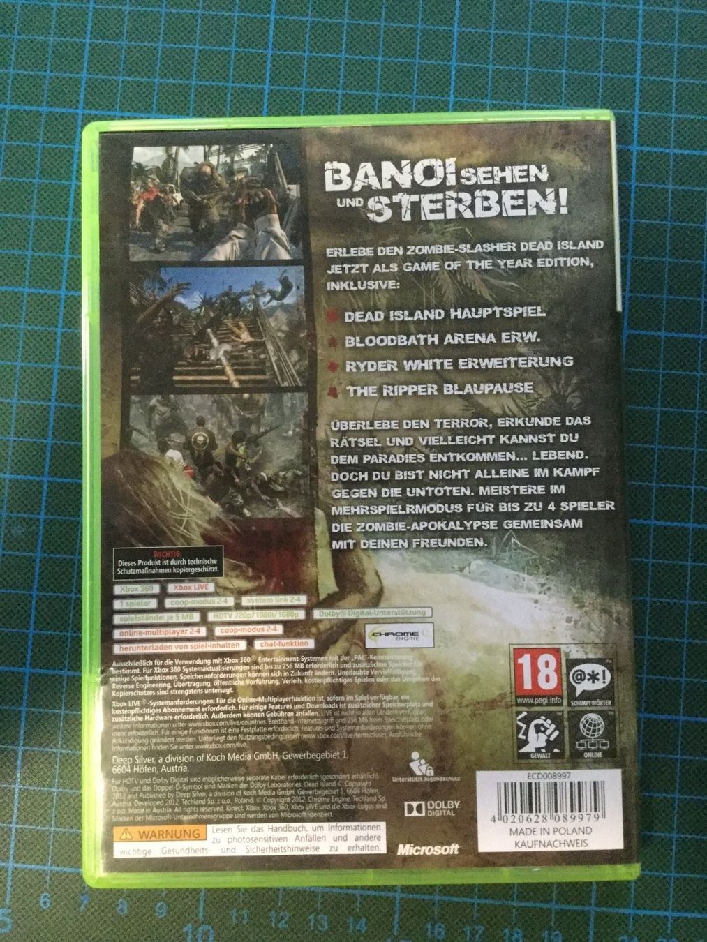 Microsoft Spiele: Dead Island Xbox 360 Spiel – Gebraucht aus Derendingen von Gaston.J 3