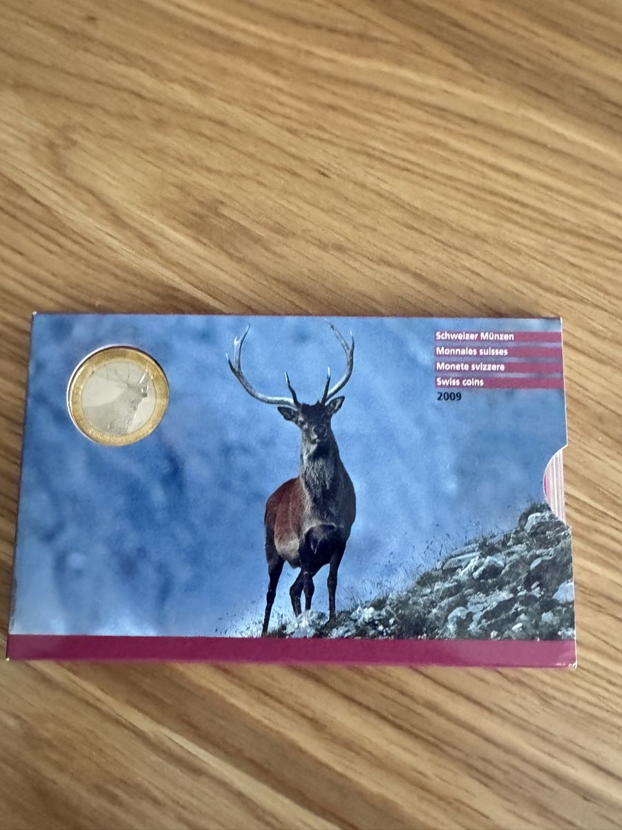 Tutti le monete: Schweizer Münzsatz 2009 Stempelglanz uncirculated OVP – Nuovo e nell'imballaggio originale da Basel venduto da triniswiss68