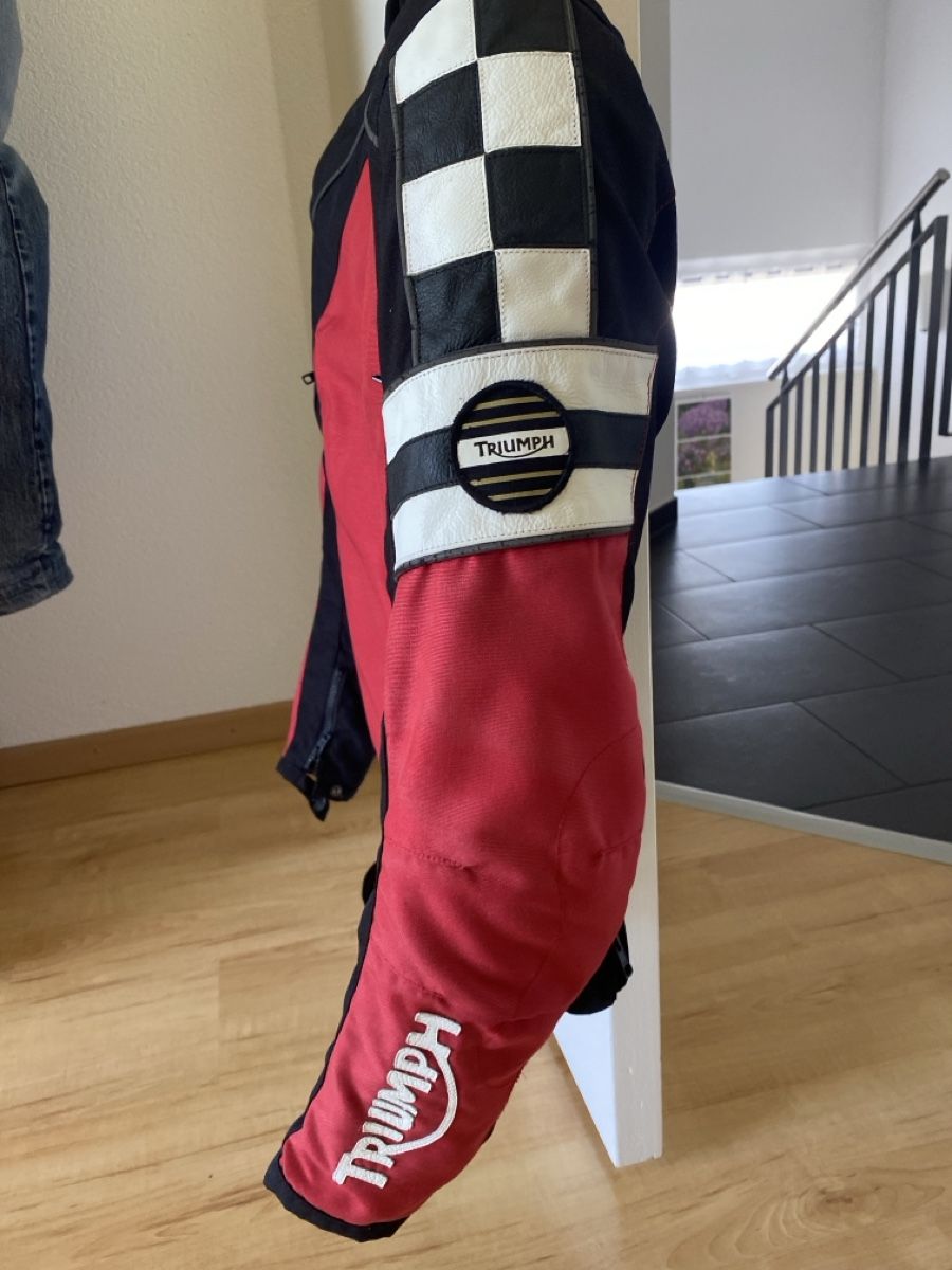Triumph Giacche: Retro Triumph Motorrad Jacke, Grösse S, – Usato da Biberist venduto da andreanita 1
