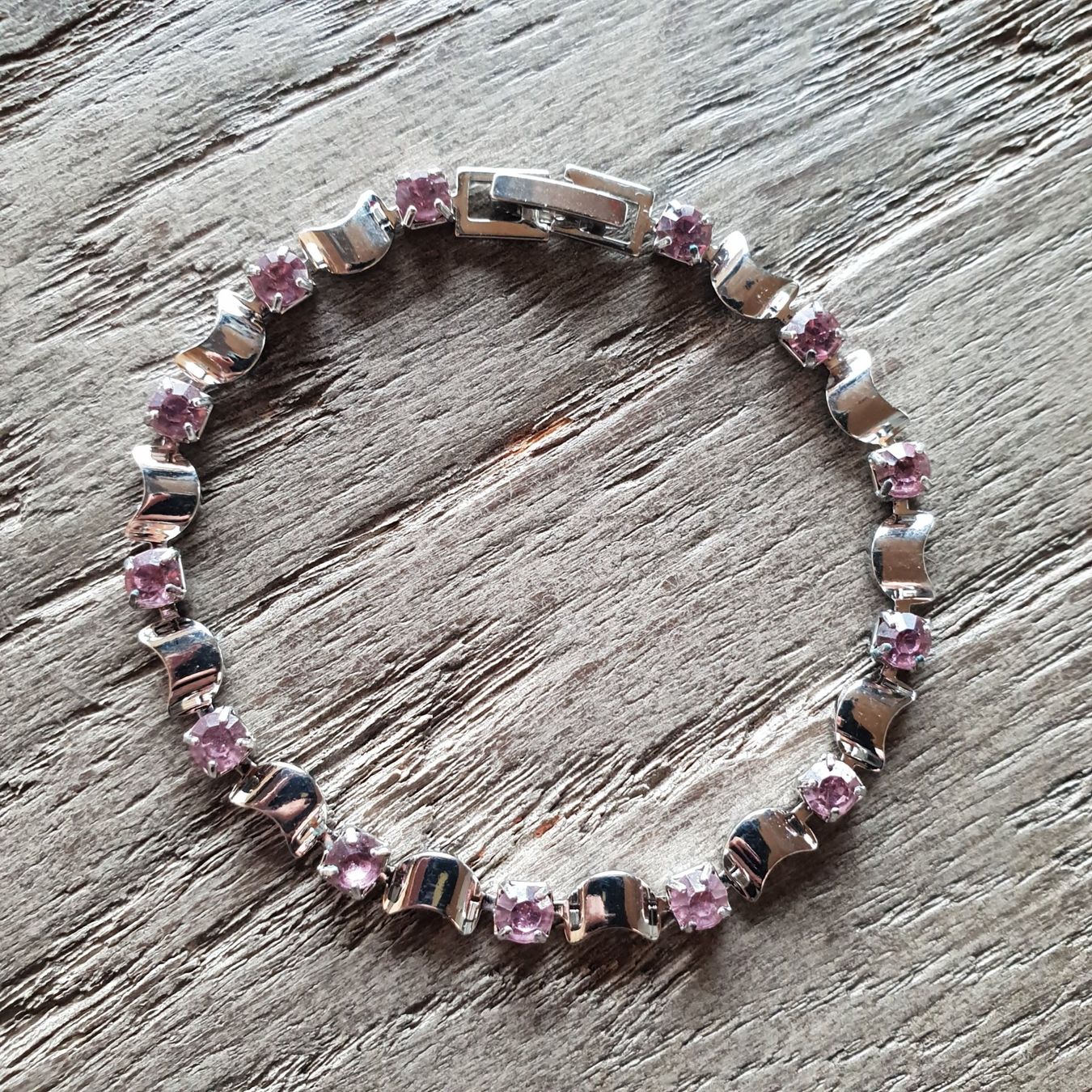 Bracciali & Braccialetti: 🐸 ARMBAND mit rosa Steinen – Nuovo (secondo la descrizione) da Môtier (Vully) venduto da Frogs 1
