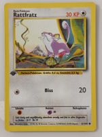 Pokemon, Rattata, Base Set, 61/102, 1st Edition