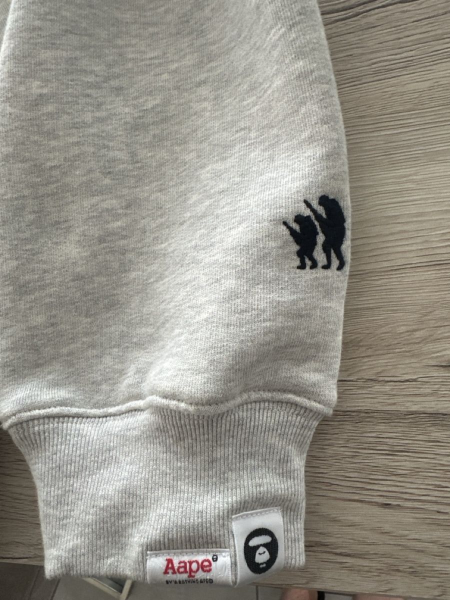 Maglioni & Felpe: Sweat à capuche Aape by A Bathing Ape, gris, taille L – Nuovo (secondo la descrizione) da Moutier venduto da francisco20 3