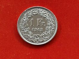 1 Fr. 1943 vorzügliche Qualität