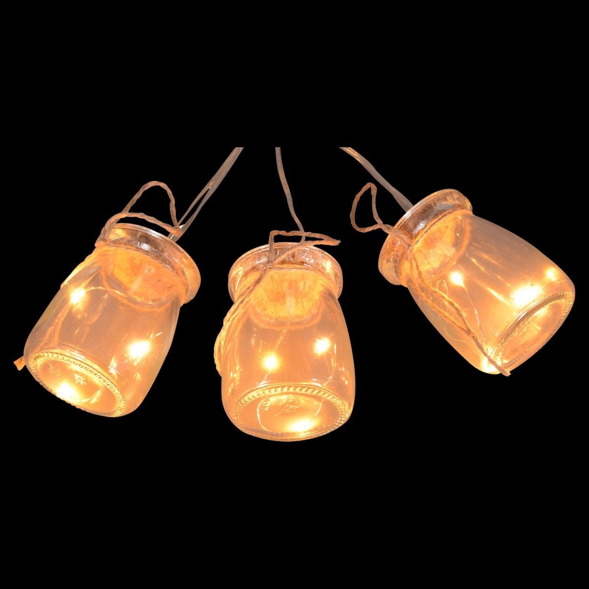 Lichterketten & Leisten: Lichterkette 6 x Einmachglas 18 Led – Neu und originalverpackt aus Wettingen von Swala 1