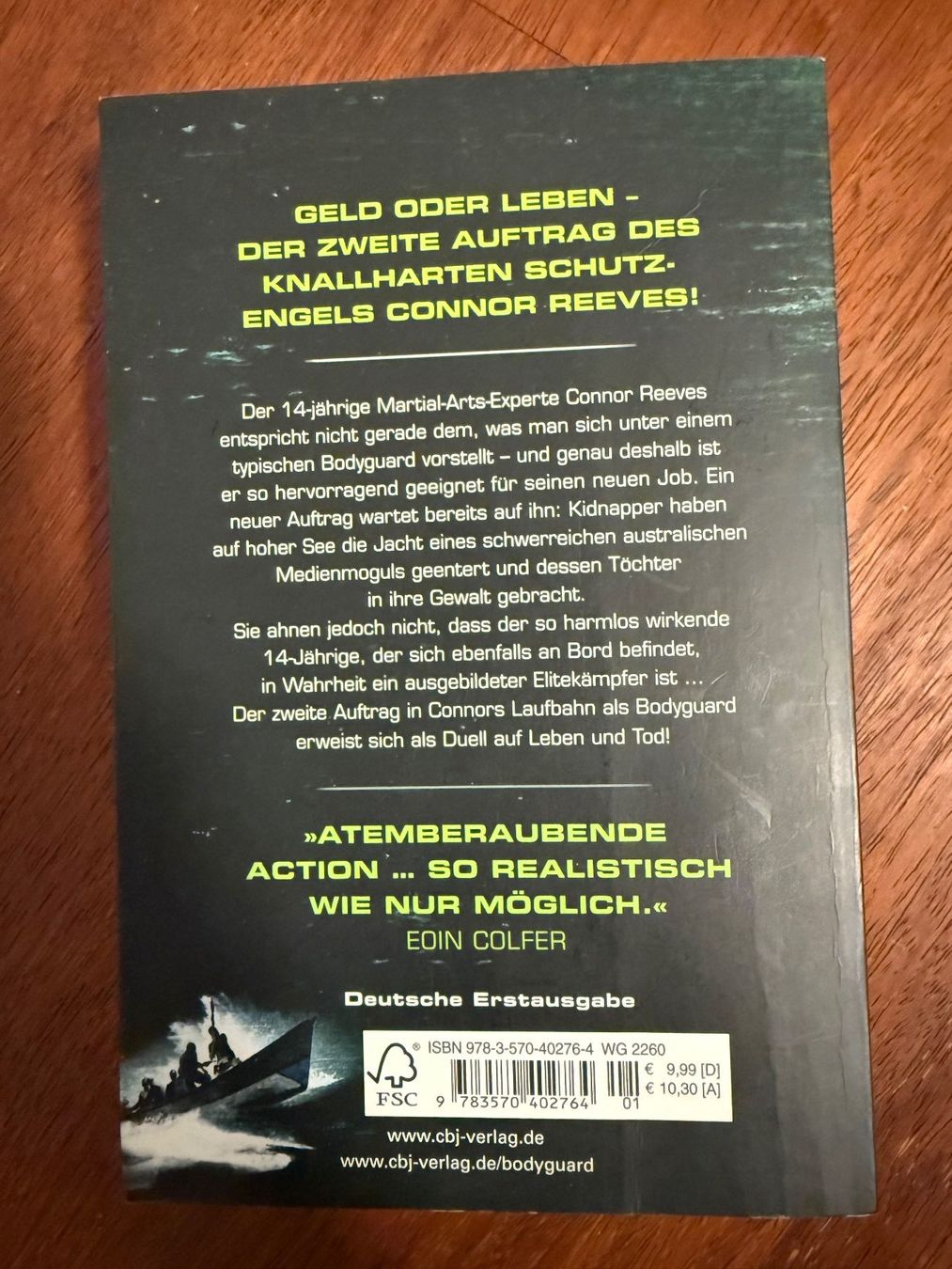 Libri: Bodyguard - Das Lösegeld - Band 2 – Usato da Luzern venduto da eti_7hdd 1