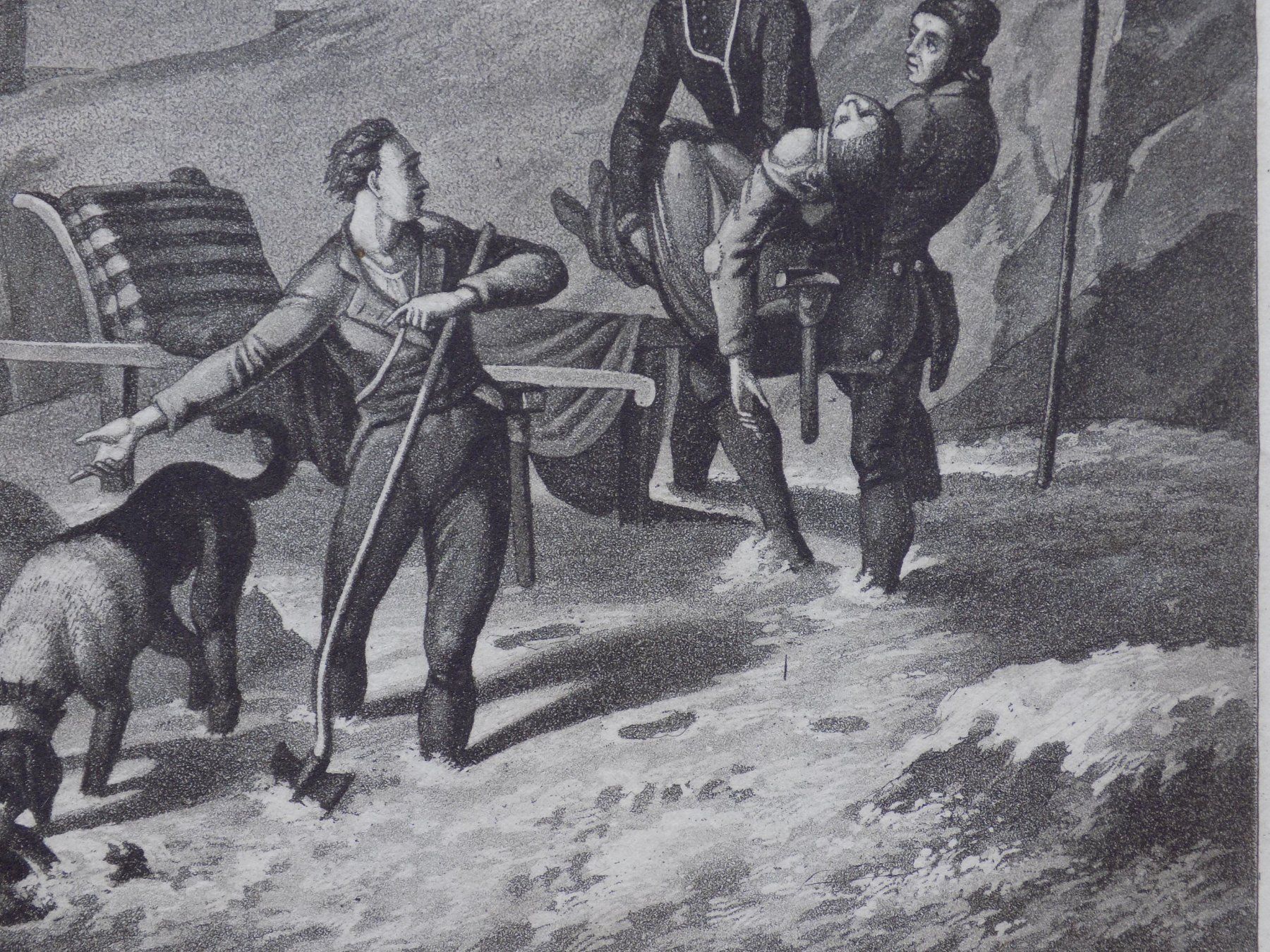 Gravures: L'avalanche Valais Bourg-St-Pierre – D'occasion à Risch par Rischli15 4