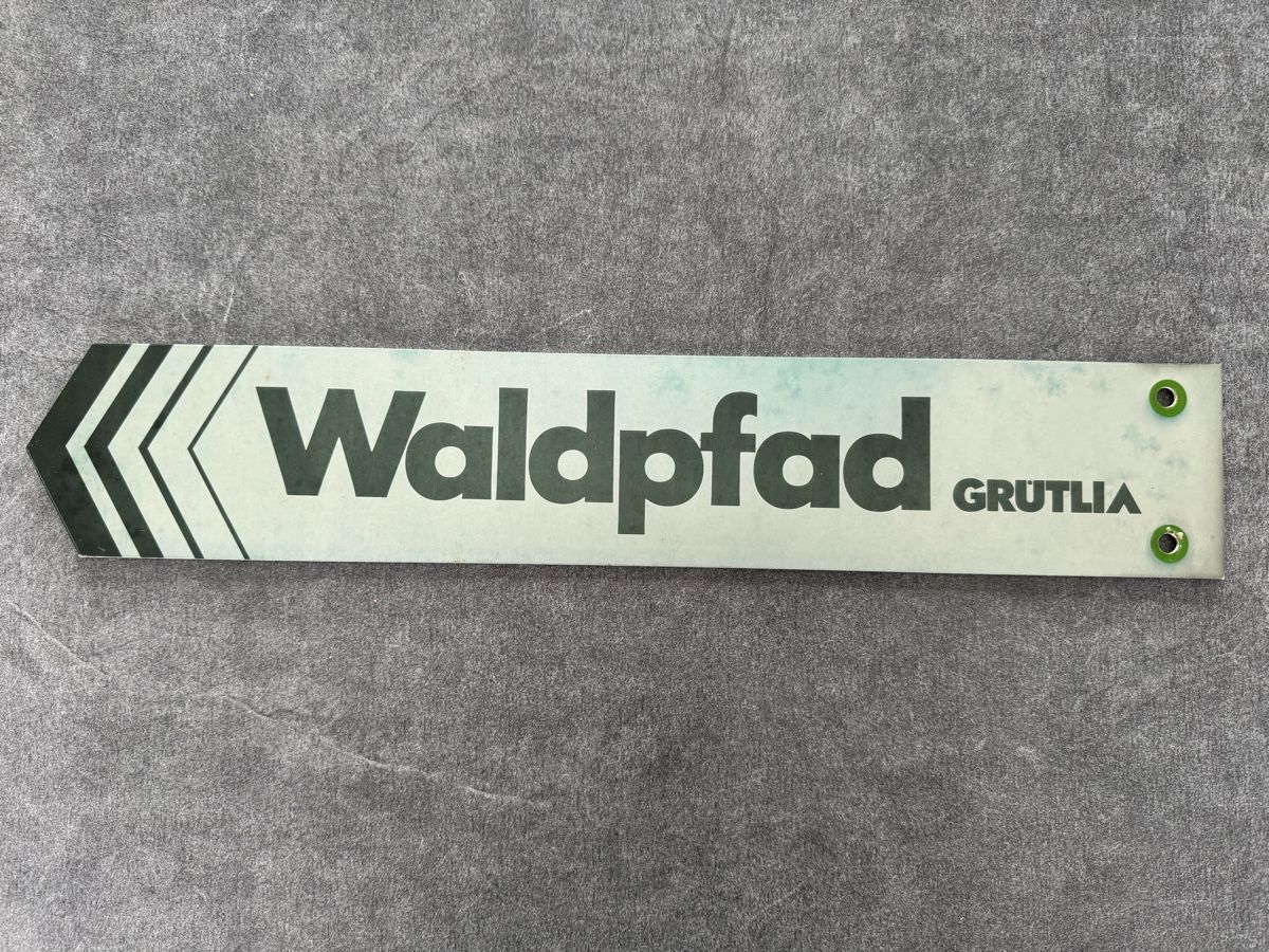 Schilder:  Waldpfad Schild  – Gebraucht aus Neuenkirch von Stumb 1