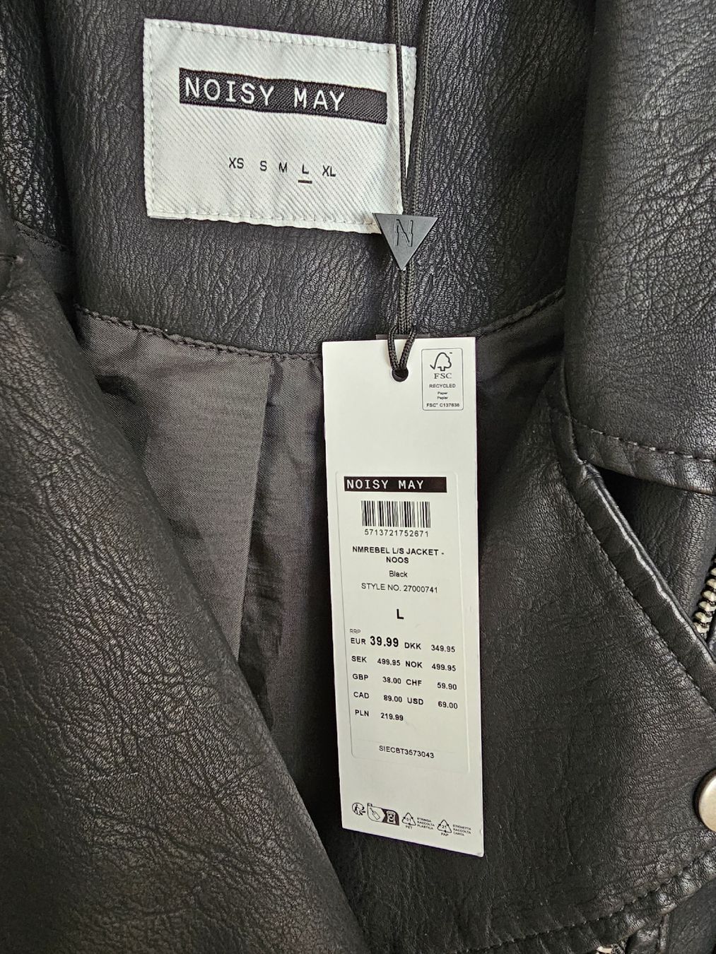 Giacche: Kunstlederjacke Noisy May Gr. L – Nuovo (secondo la descrizione) da Neuenegg venduto da butterfly898 3