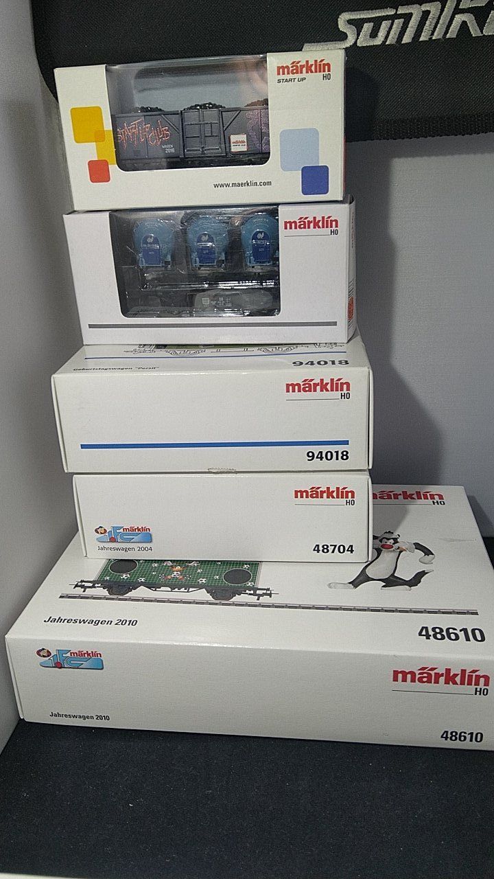 Märklin Modellini di ferrovie: 11 Jahreswagen Märklin – Usato da Uster venduto da Regenwurm61 7