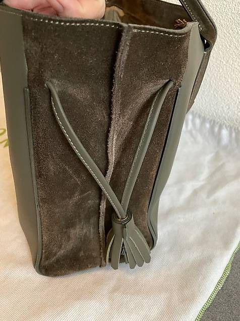 Longchamp Borse da donna: Longchamp Penelope Olivgrün – Usato da Boppelsen venduto da WIB77 2