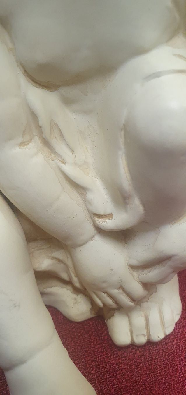 Statuette: Süsser Deko Engel sitzend Figur - 19 x 13.5 cm – Usato da Auw venduto da beretta1966 4