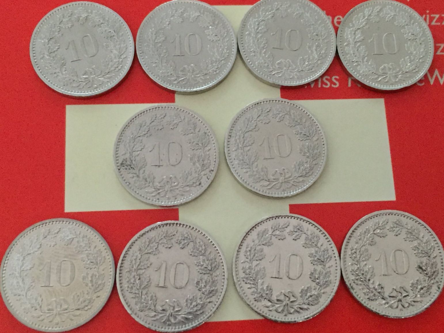 Tutti le monete: 10 Rappen 2000 - 2009 komplett – Usato da Elsau venduto da herbybay 3