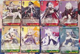 Azur Lane 8 Common Cards Weiss Schwarz Japanese Version