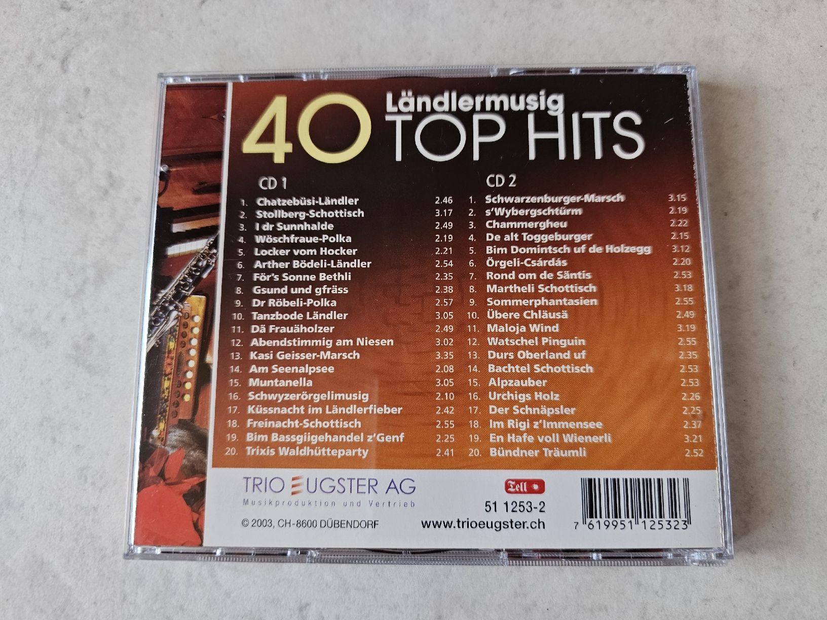 CDs: Ländlermusig  -  40 Top Hits  /  2 CD's – Gebraucht aus Schneisingen von backstore24 1