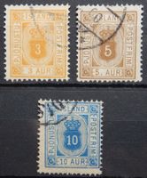 Island Dienst Kat. 3-5 gest. 1876 Kat. 58 Euro