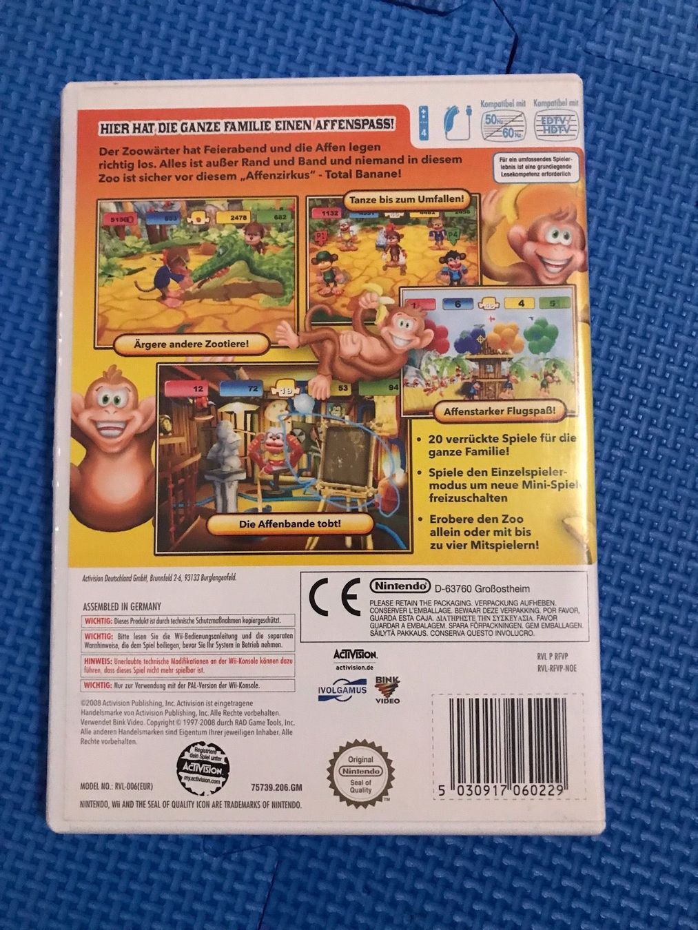 Nintendo Giochi: Affenzirkus 20 Spiele Nintendo Wii – Usato da Gossau SG venduto da schlitzerdemon 2