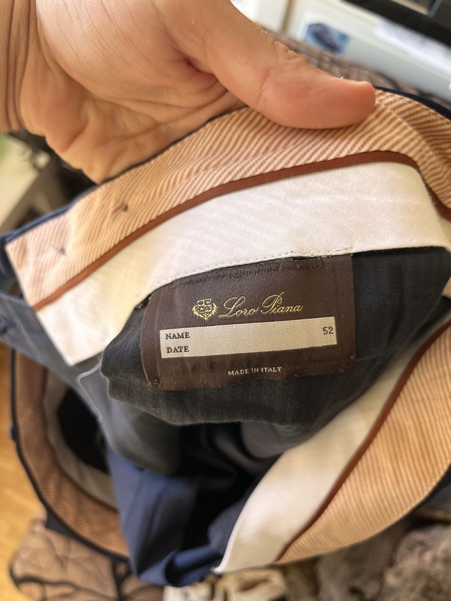 Loro Piana Pantaloni: Loro Piana Hose Suit – Difettoso da Genève venduto da 3M_JR 7